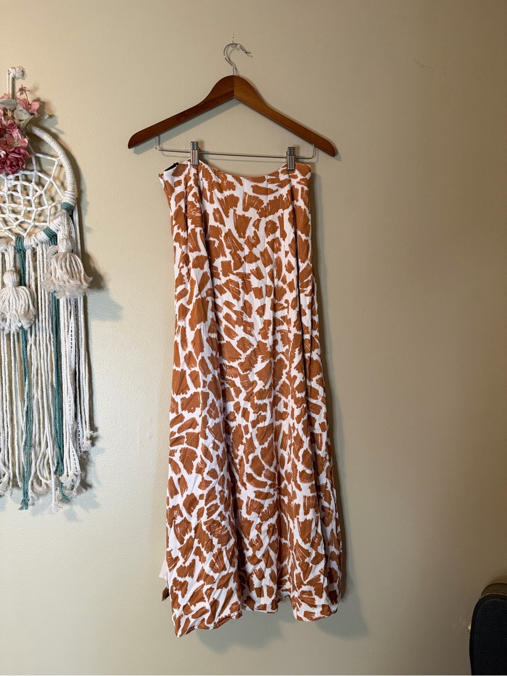 Anthropologie Maeve Printed High Slit Maxi Skirt Size 4 - Picture 3 of 6